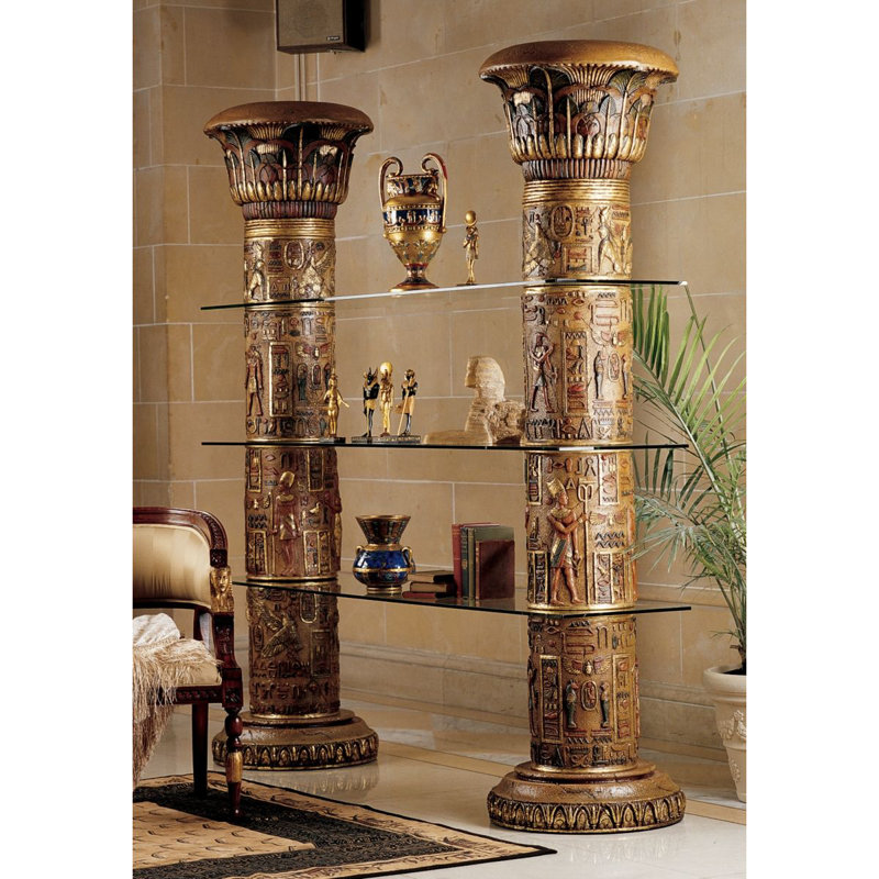 Design Toscano Egyptian Standard Bookcase Wayfair